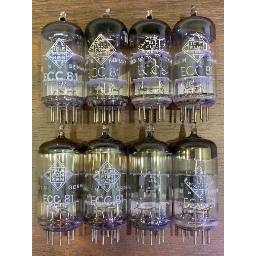 12AT7 ECC81 Telefunken VINTAGE Diamond-Bottom Tested Strong