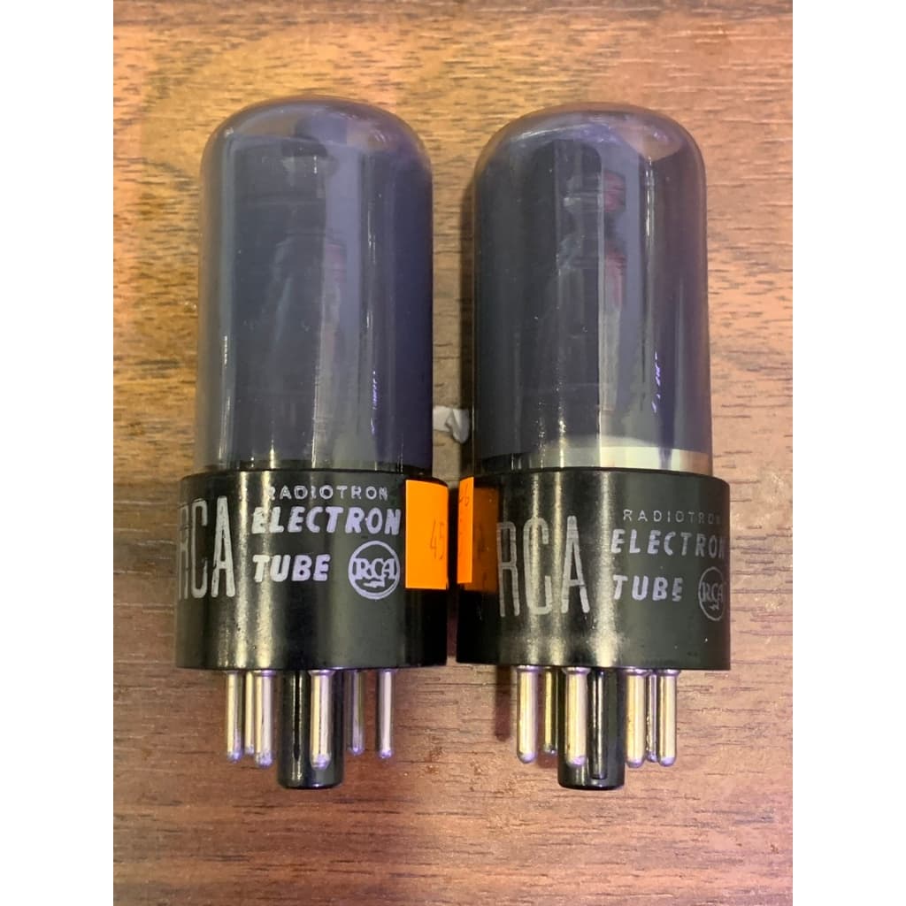 6V6 RCA VINTAGE USA Smoke-Glass Strong Tested