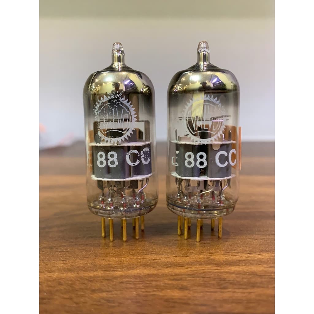 6DJ8 E88CC Valvo VINTAGE Gold-Pin Matched Pair