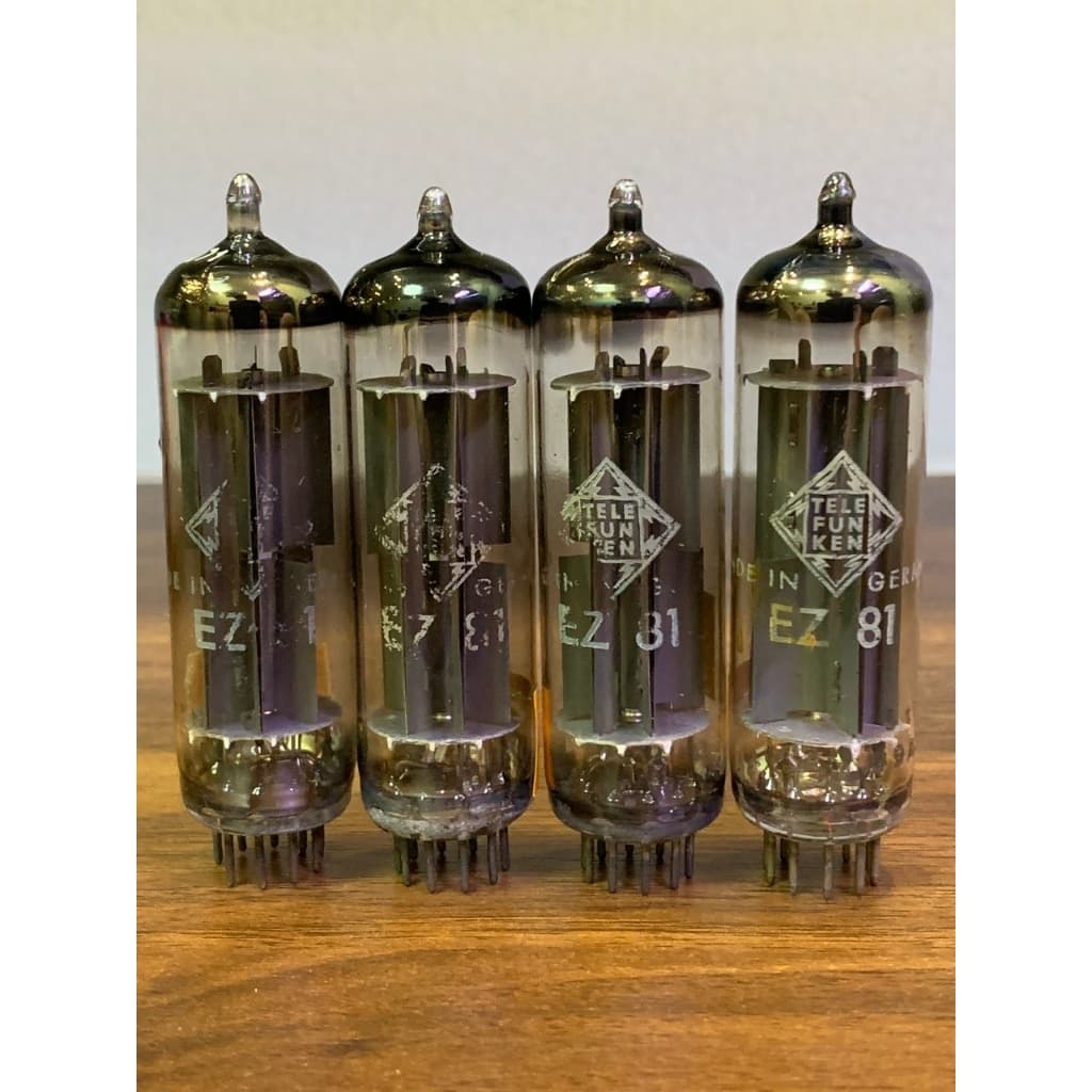 EZ81 6CA4 Mullard VINTAGE Telefunken-Branded Made In England
