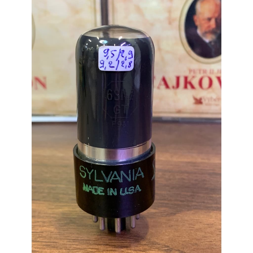 6SN7 6H8C Sylvania USA Vintage Tested Strong
