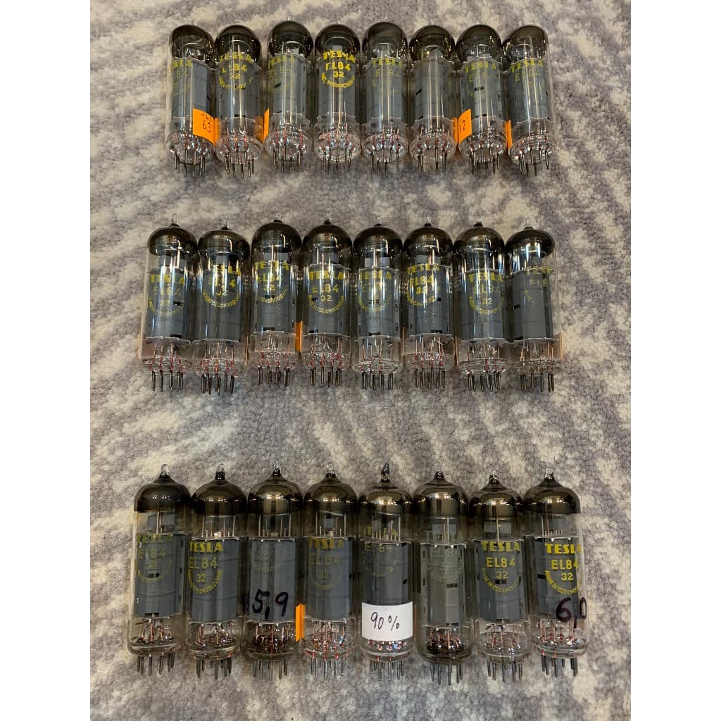 6BQ5 EL84 Tesla VINTAGE Strong Emission Clean Test