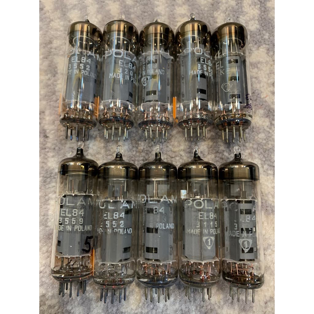 EL84 6BQ5 Polam VINTAGE Tested Strong Polish Made