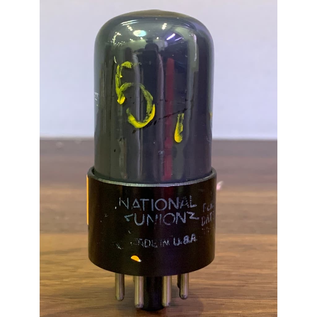 6SN7 6H8C National USA VINTAGE Smoke-Getter Tested Strong TV-7
