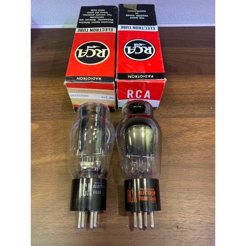 5Z3 RCA NOS Pear-Shape Black Plate D Getter USA