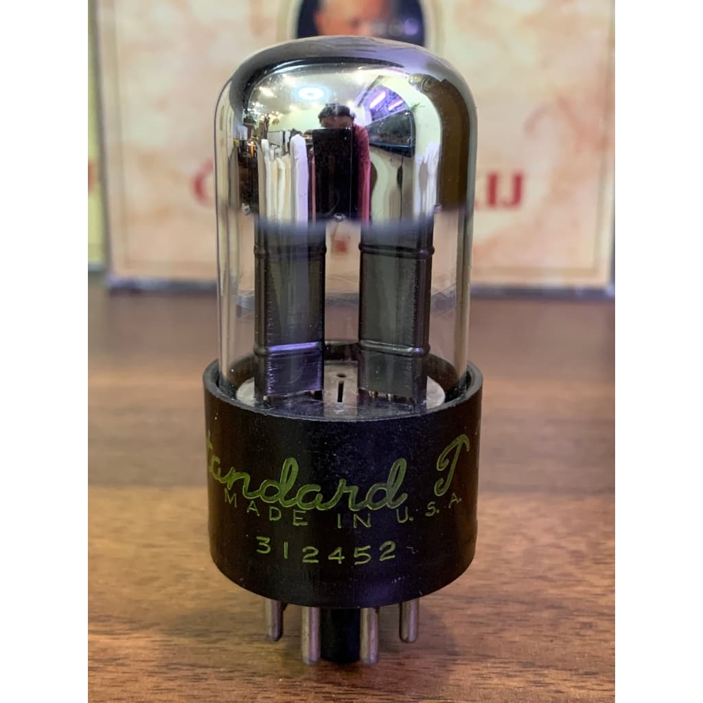 6SN7 6H8C STANDARD Vintage Black Plate USA Matched Triode