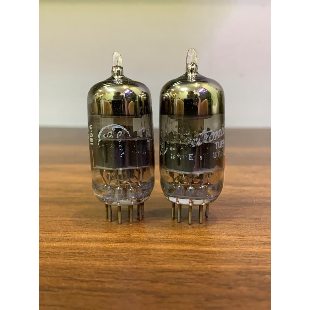 6DJ8 E88CC GE VINTAGE USA Matched Pair Strong Test