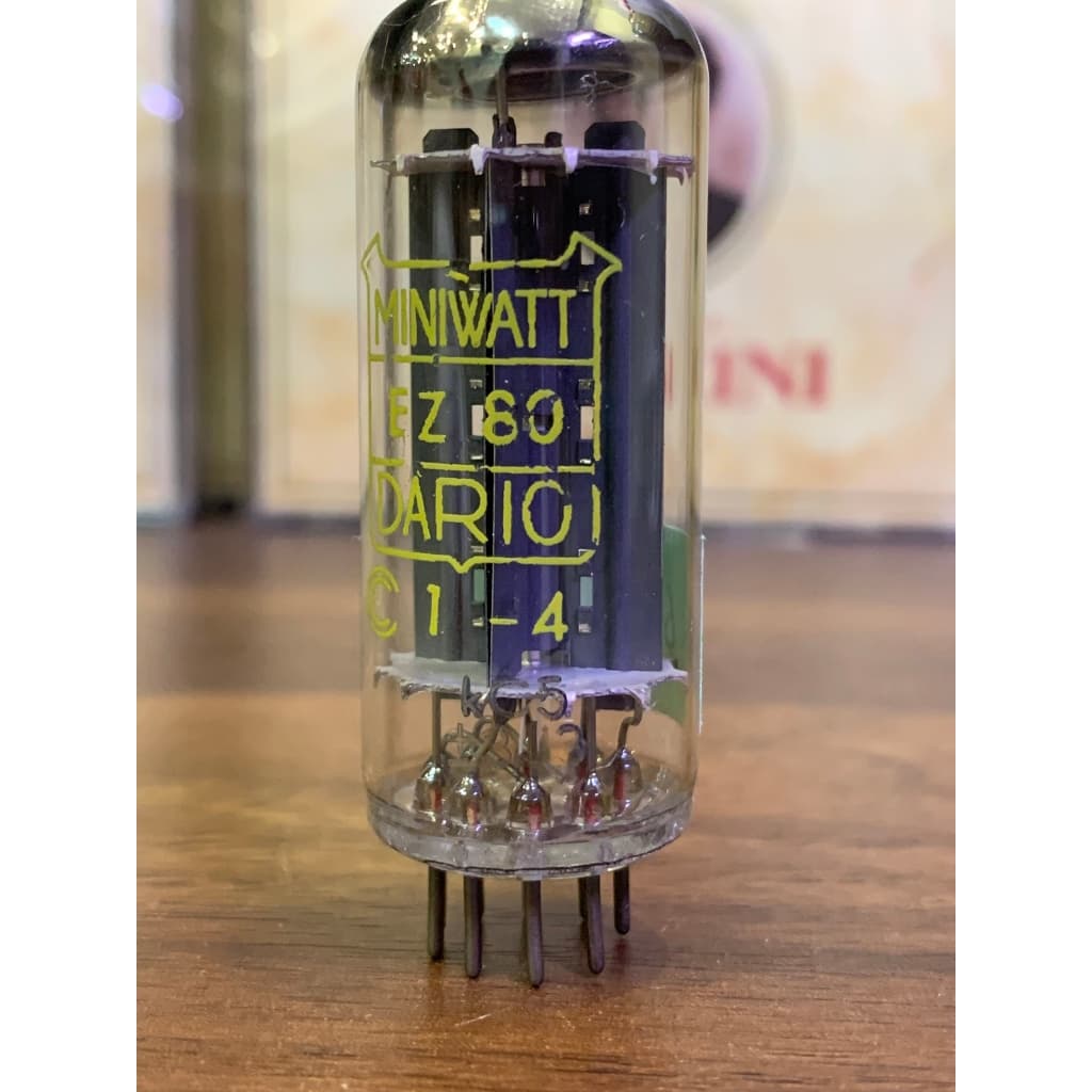 6V4 EZ80 Philips Miniwatt VINTAGE French Made Tested
